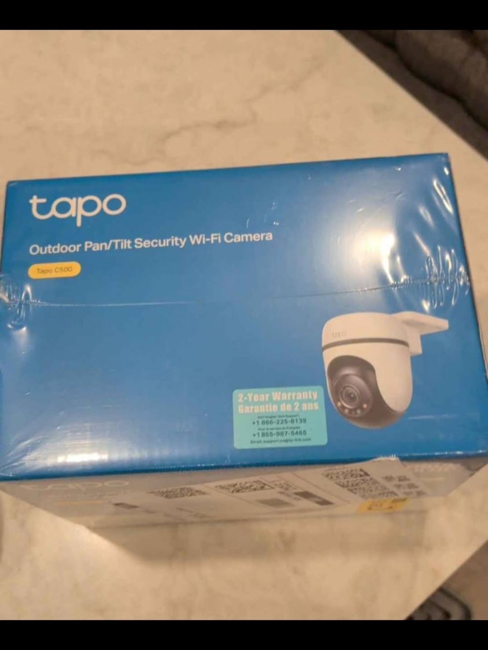 TAPO White Dome Security Camera with Black Lens - Picture 3 of 6